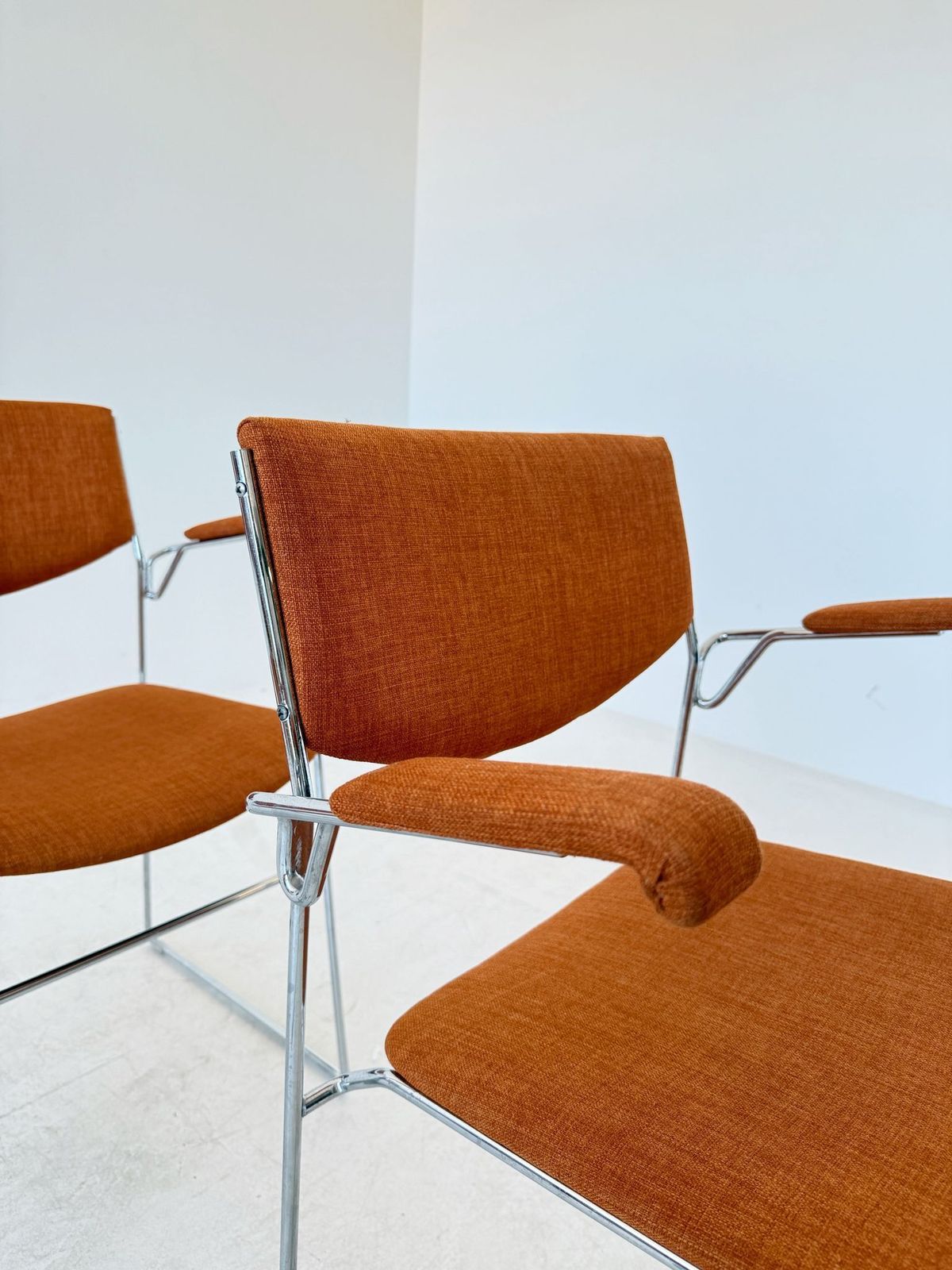 Four Small Armchair, 1960s, Vintage photo for sale