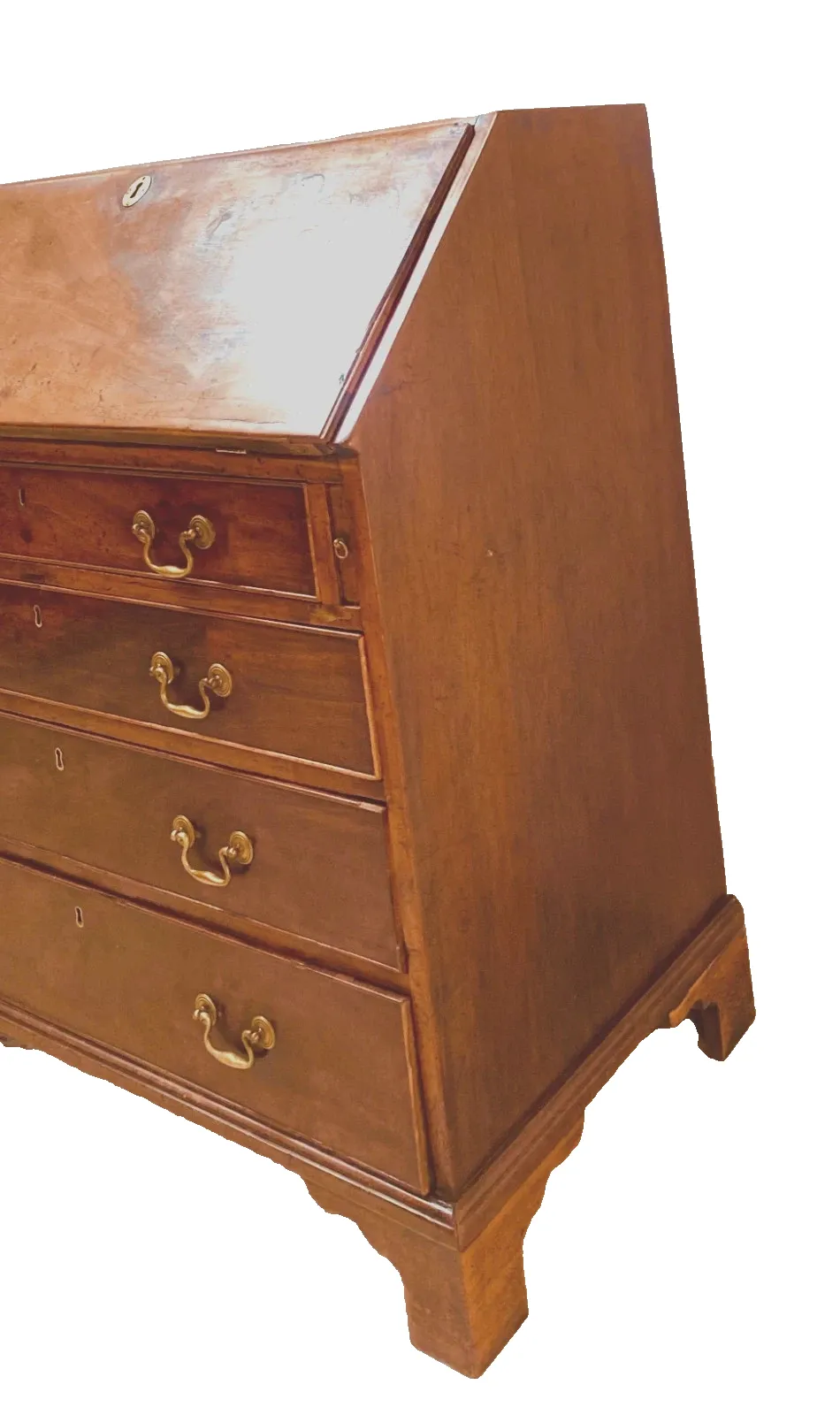 English Style Mahogany And Veneer Slope Desk 19th Century photo furniture