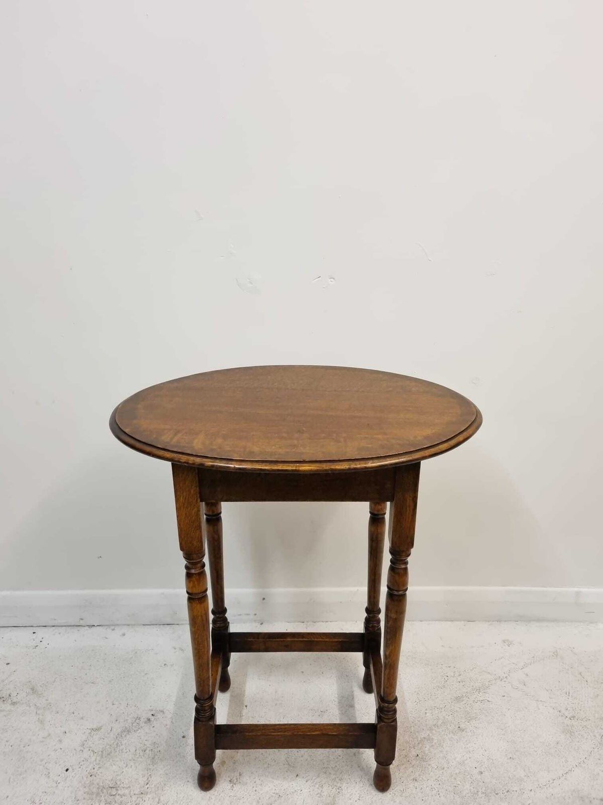 Antique Oak Side Occasional Oval Hall Table / Wine Table / C1900 / Free Delivery photo 230.0