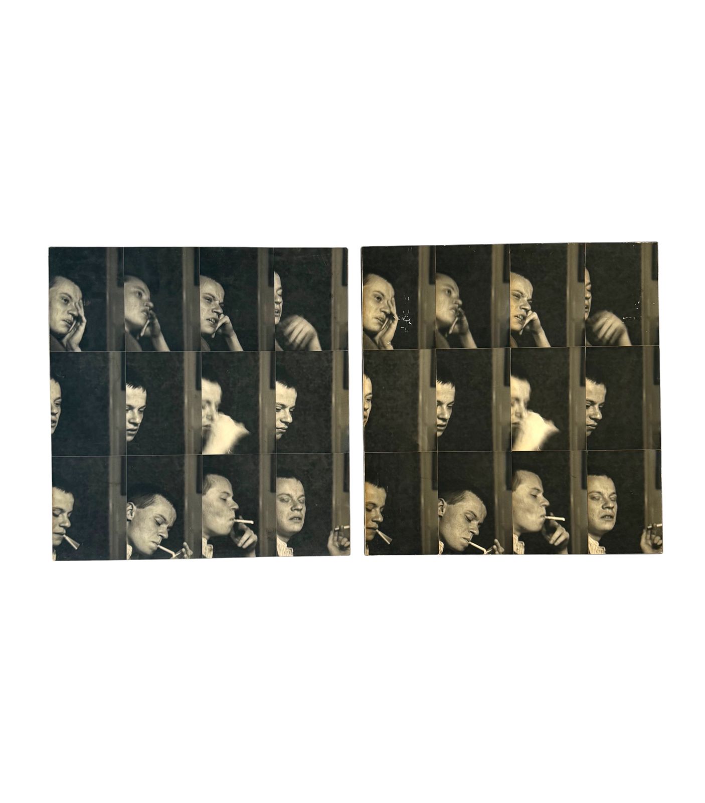 photo furniture Gerry Hunt (1927   2023), 'William' Set Of  2 Photographical Works Mounted On Wood Panels, Uk 1979