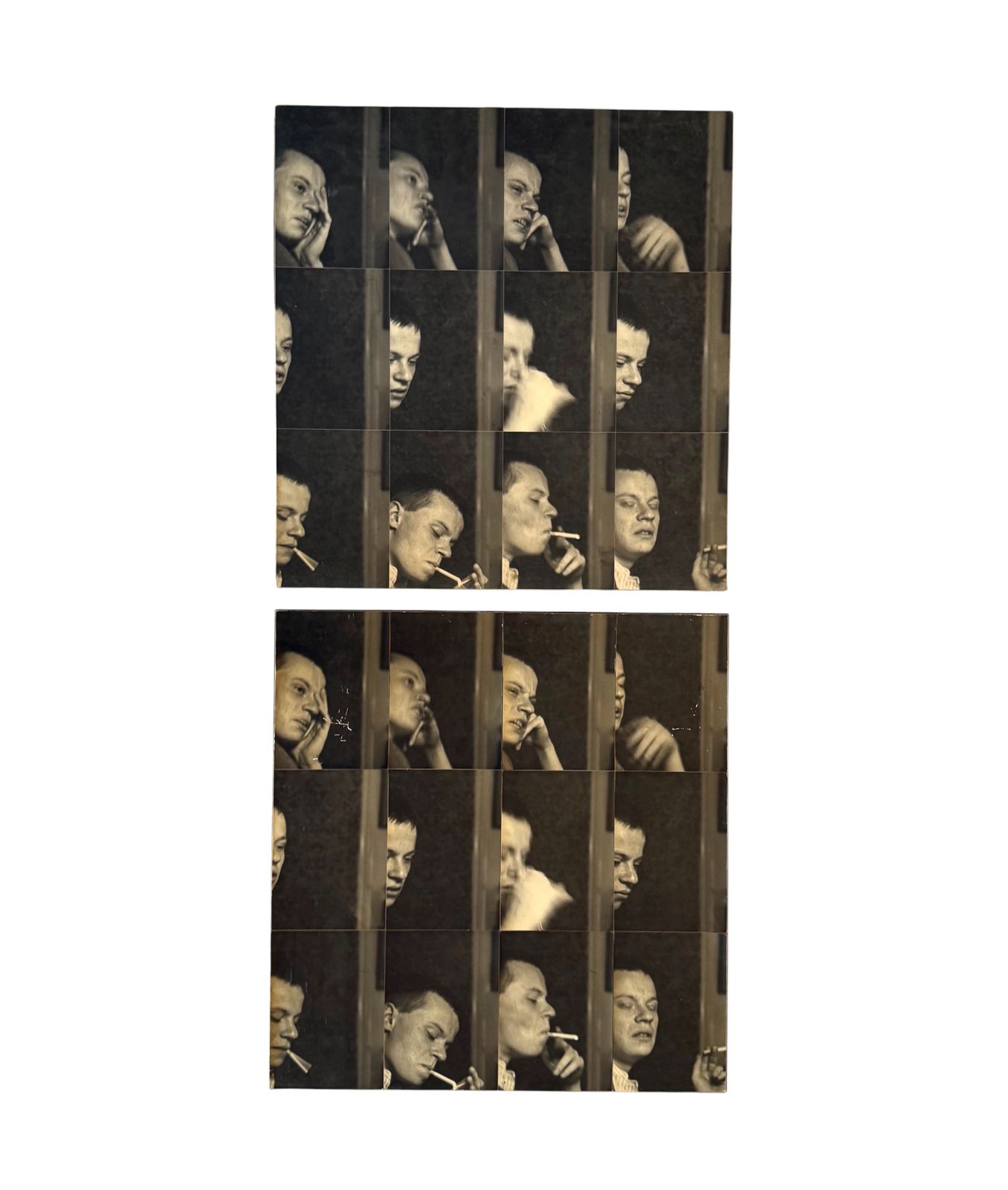 photo for sale Gerry Hunt (1927   2023), 'William' Set Of  2 Photographical Works Mounted On Wood Panels, Uk 1979