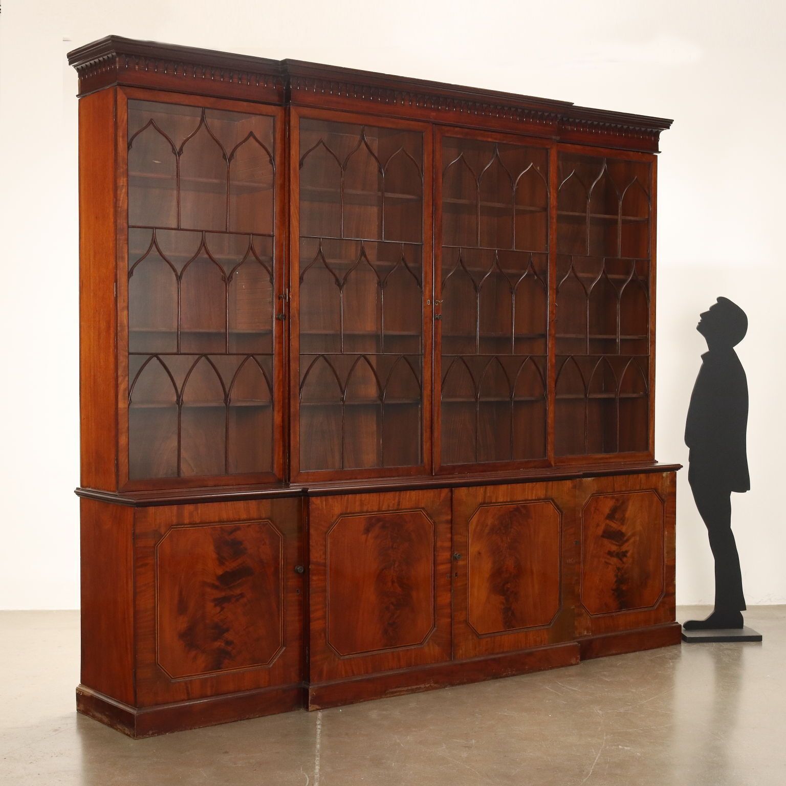 Grande Libreria Inglese In Mogano photo furniture