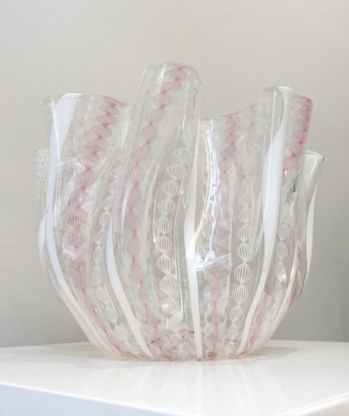 Vase “Fazzoletto” By Paolo Venini For Venini, Italy, 1950s photo for sale