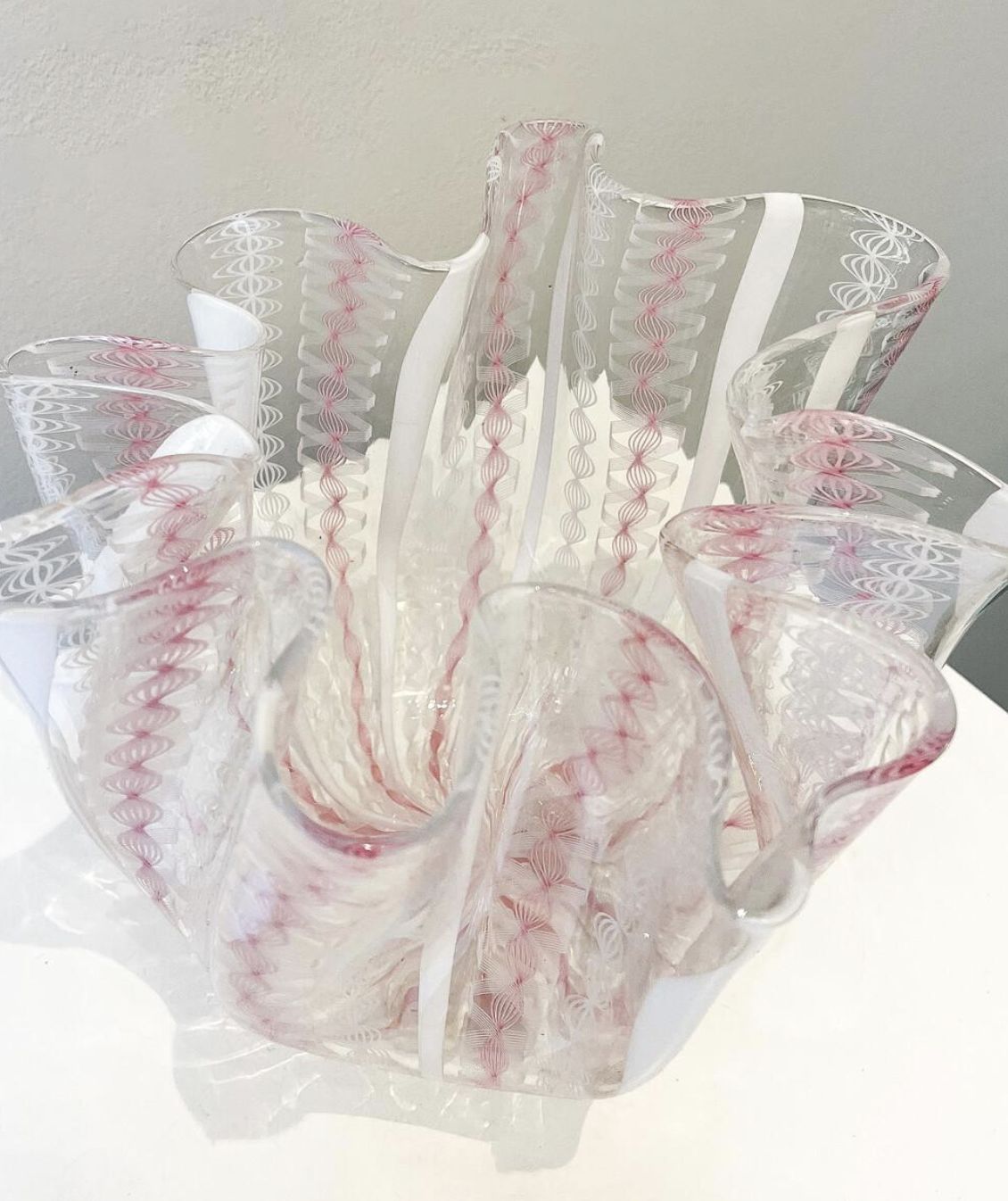 Vase “Fazzoletto” By Paolo Venini For Venini, Italy, 1950s photo Home Decor