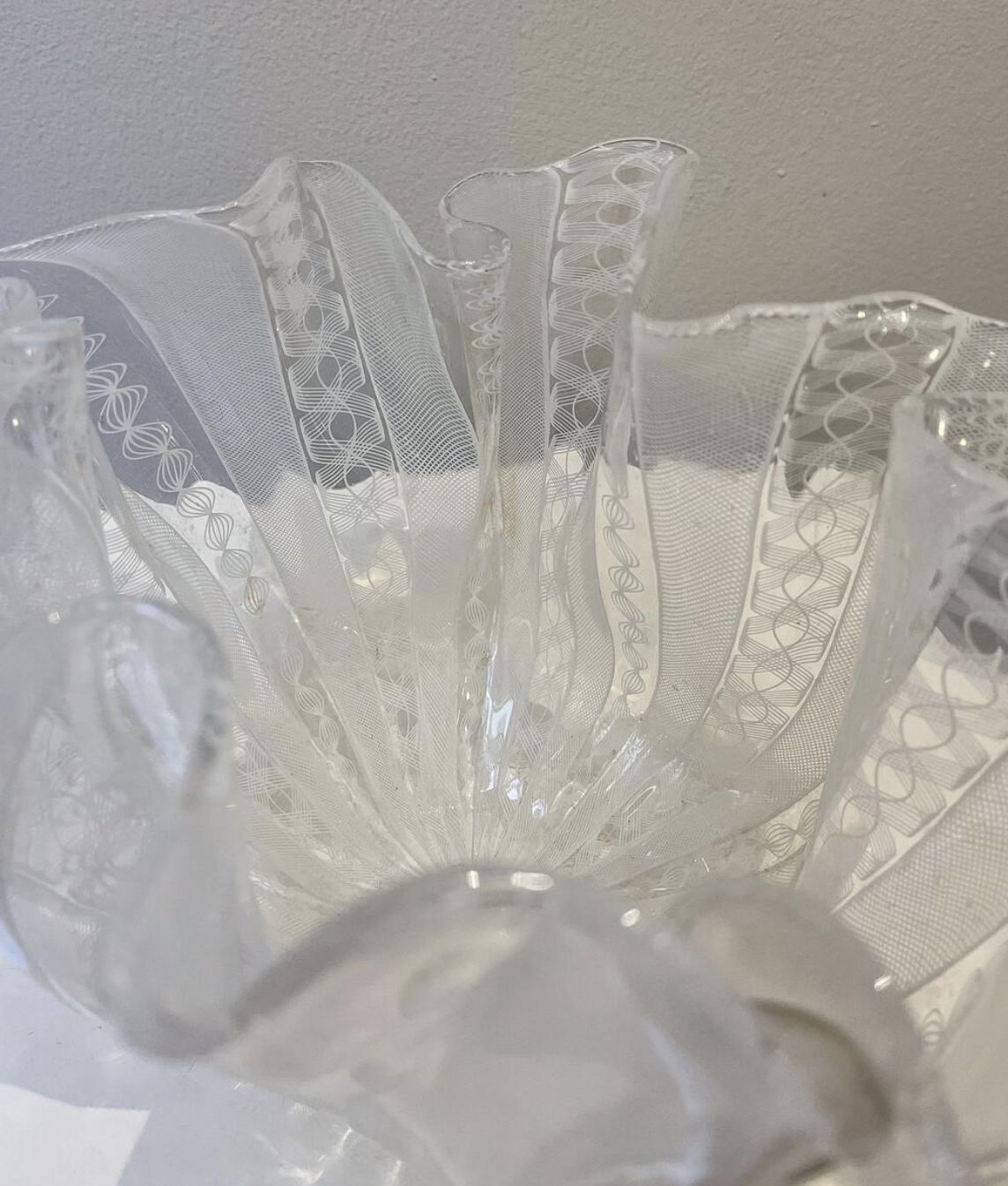 Vase “Fazzoletto Zanfirico” By Fulvio Bianconi For Venini, Italy, 1950s photo Home Decor