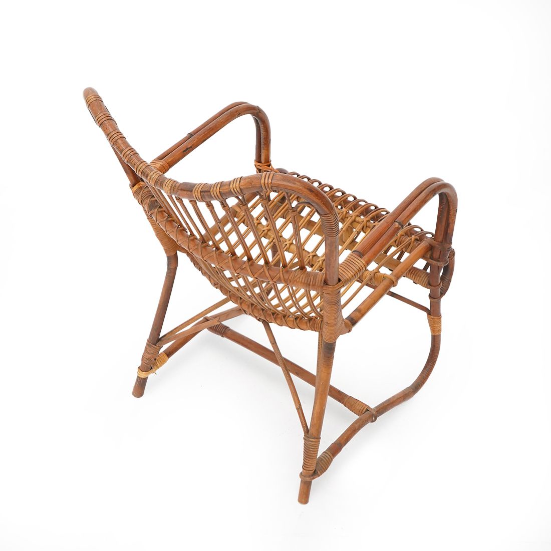 Armchair In Rattan, 1950s photo 470.0