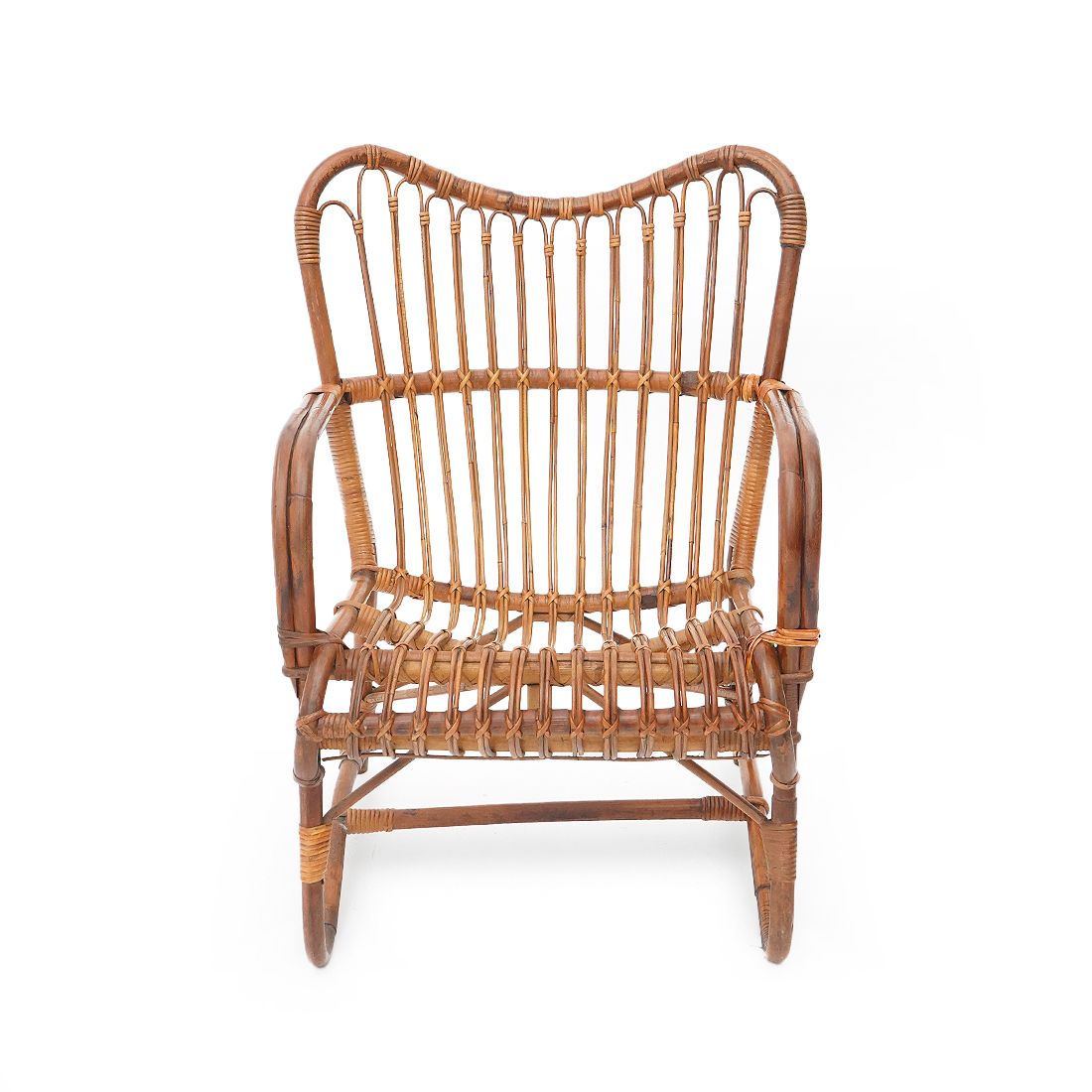 Armchair In Rattan, 1950s photo buy