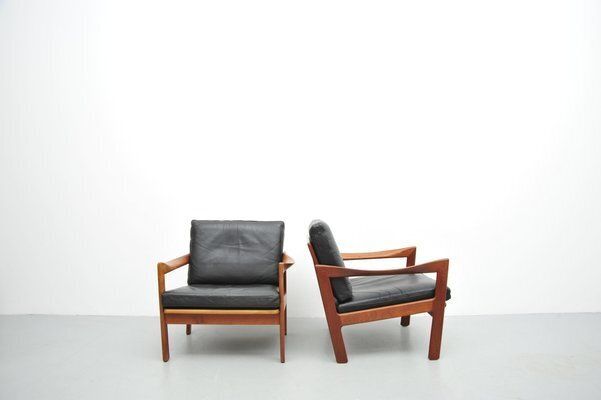 Easy Chairs By Illum Wikkelsø For Niels Eilersen, 1950s, Set Of 2 photo furniture
