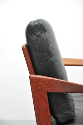 photo vintage Easy Chairs By Illum Wikkelsø For Niels Eilersen, 1950s, Set Of 2