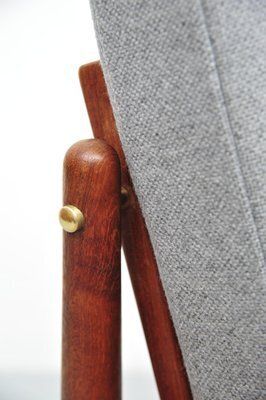 Teak Lounge Chair In Grey By Glostrup, 1958 photo buy