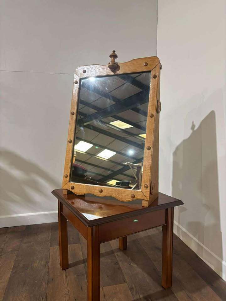 Home Decor Oak Framed Mirror photo