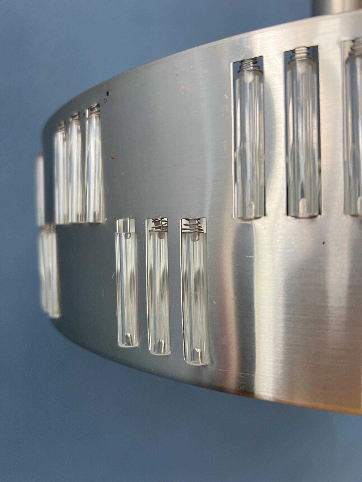 photo for sale Mid Century Ufo Hanglamp Met Kristalglas