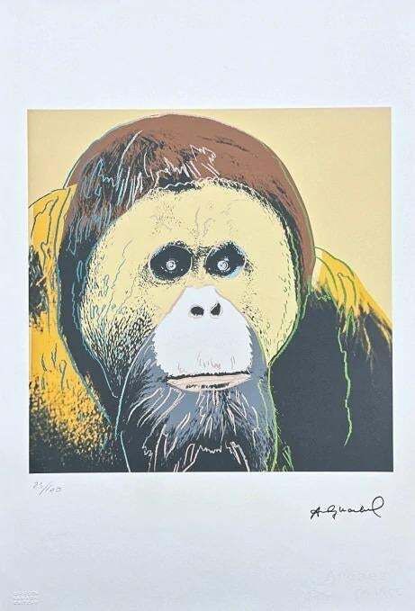 After Andy Warhol, Orangutan Brown , 1980s, Lithograph