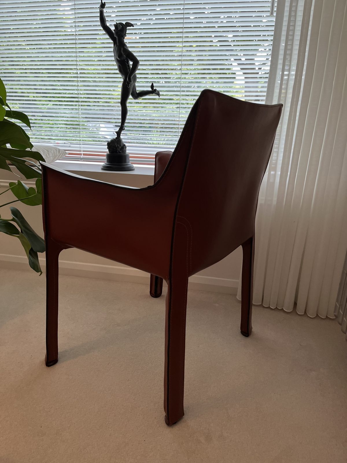 Cassina Leather Armchairs, 21st Century