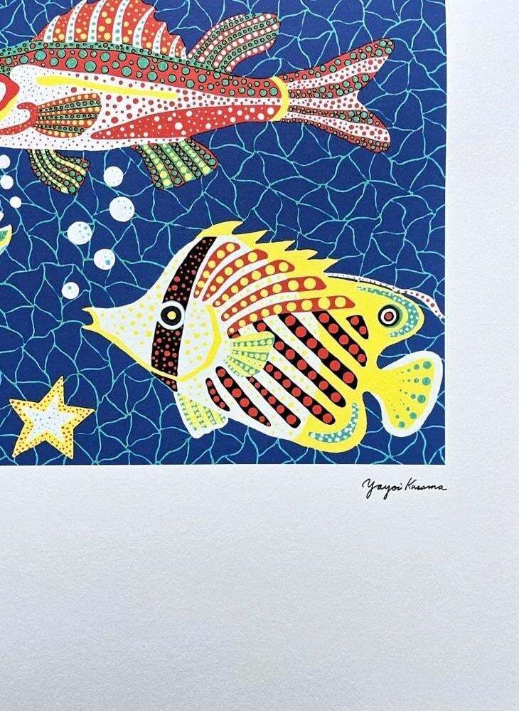 After Yayoi Kusama, Sea Lithograph, 1980s photo Art