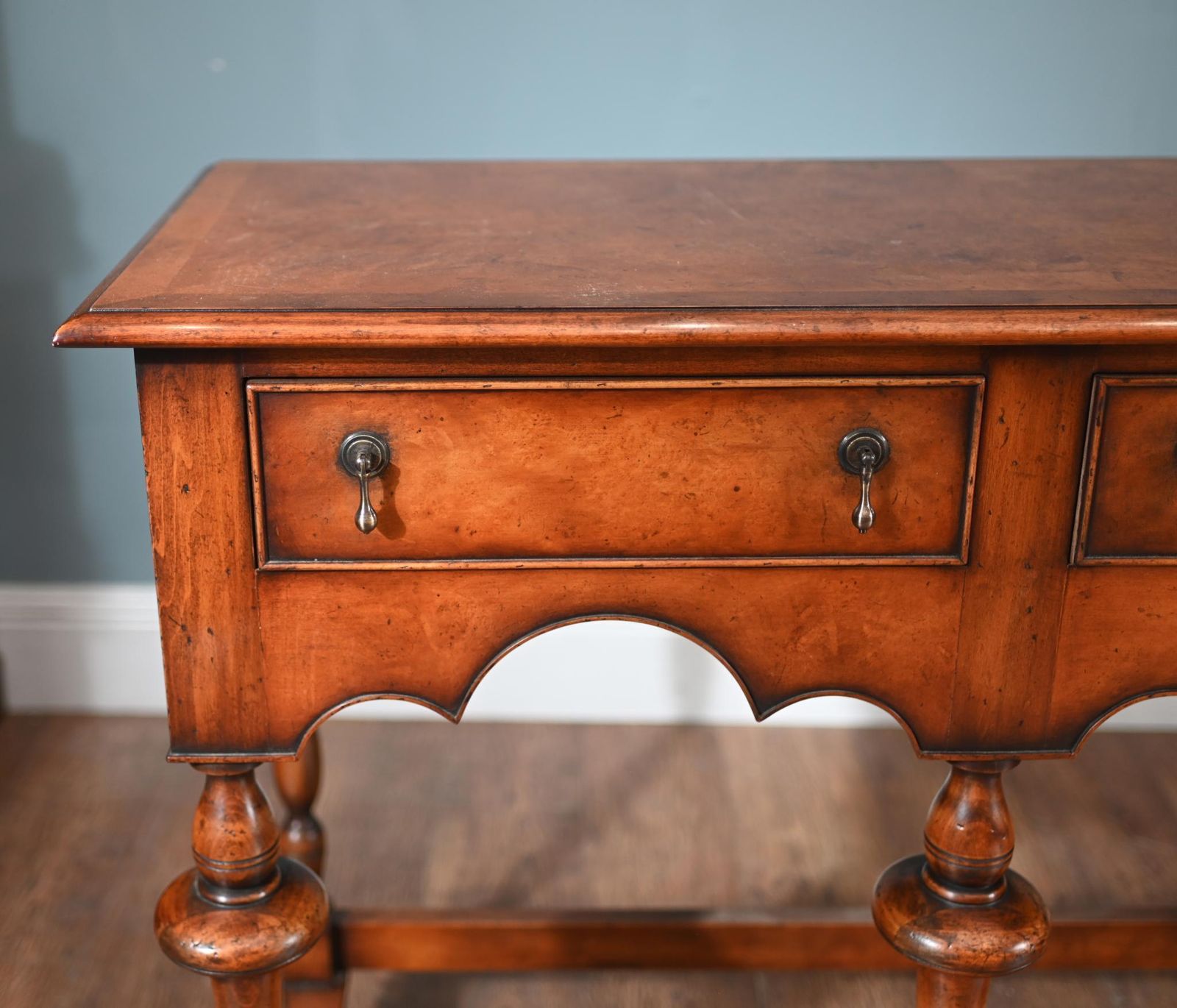 Jacobean Revival Dresser Walnut Server Tables Farmhouse photo for sale