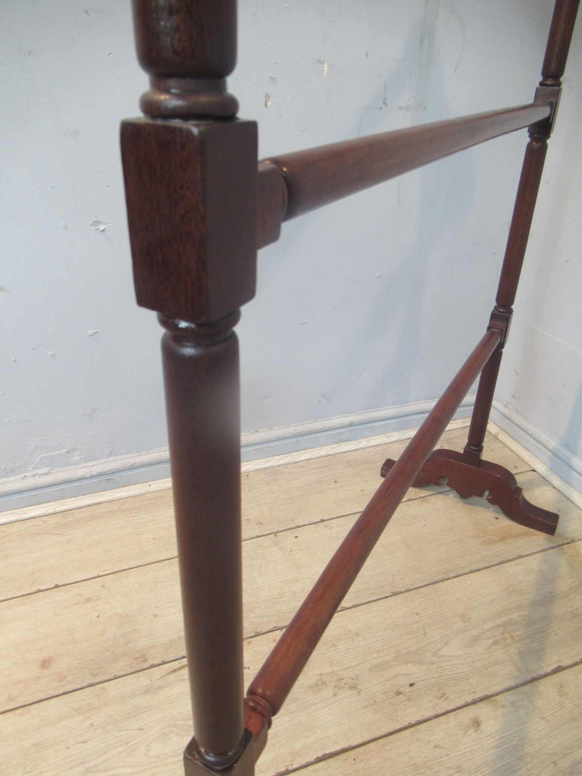Large Victorian   1880s  Mahogany Towel Rail photo buy