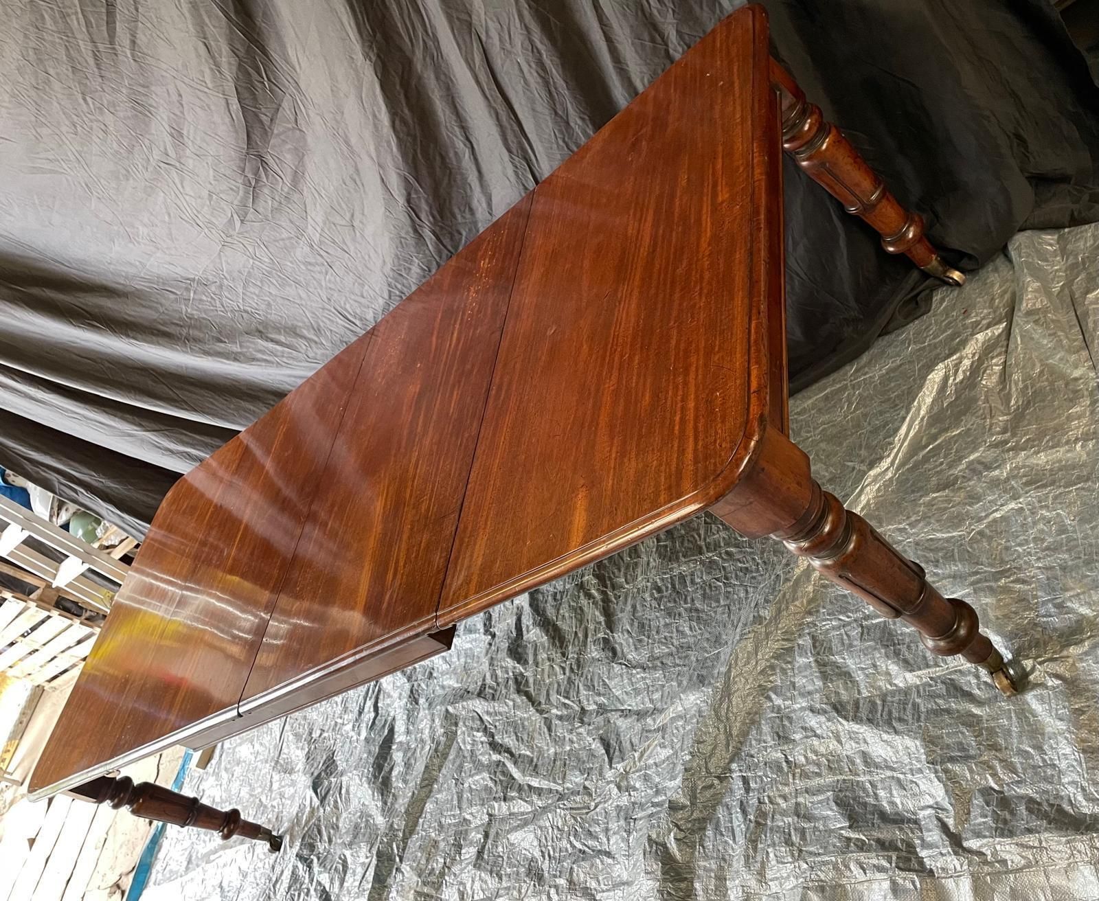 photo for sale Victorian Mahogany Extending Dining Table By W. Priest, London – Seats Up To 12