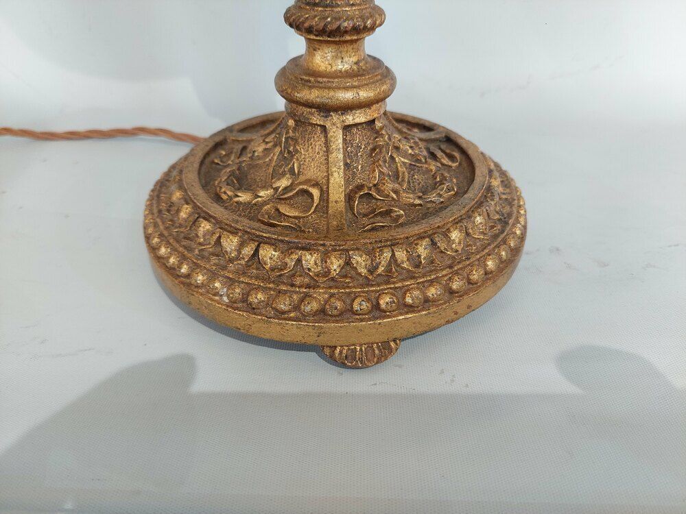 Pair Of Early 19thc French Giltwood Candlesticks photo for sale