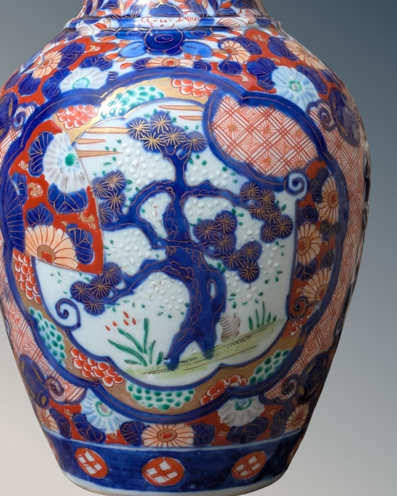 Antique Japanese Imari Vase photo 165.0