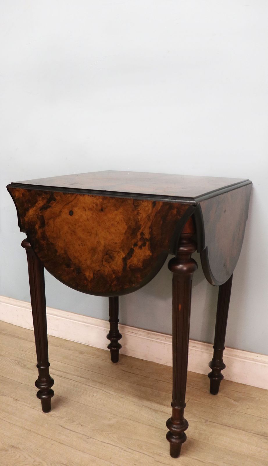 295.0 Victorian Style! A Lovely Late 19th Century Walnut Occasional Table. photo