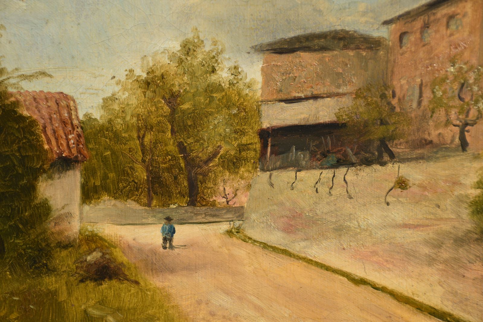 photo buy L. Guérard, Village In The Beaujolais (1889)