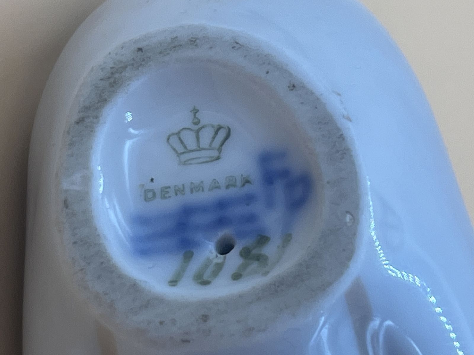 photo for sale 2 Royal Copenhagen Porcelain, Denmark Sparrow Bird Figures. 1081 Optimist & 1519 Pessimist. C1980