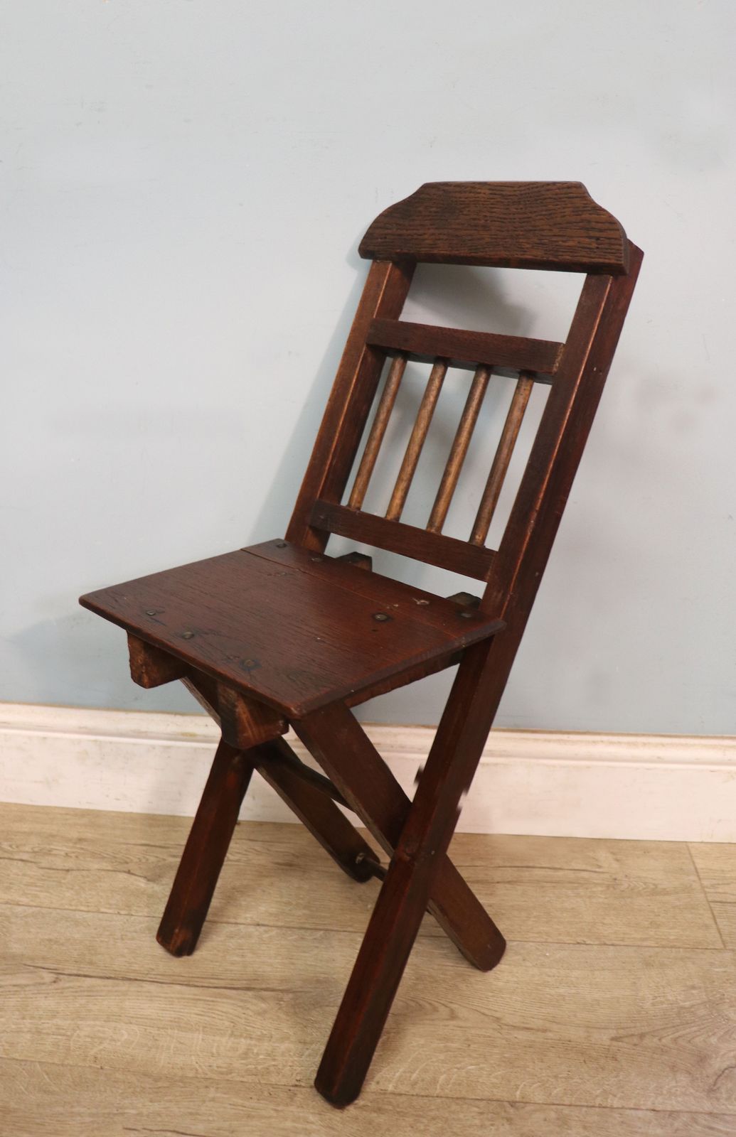 A Lovely Folding Victorian Child's Chair. photo vinterior