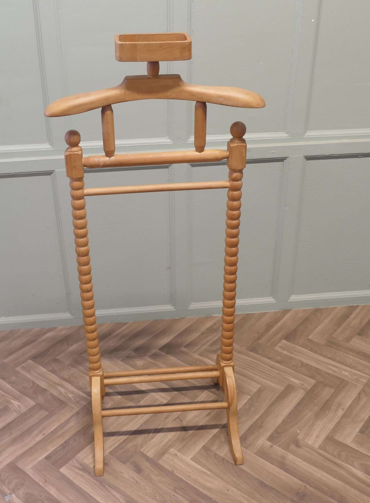 Retro Chic Gentleman’s Suit Hanger Or Dumb Valet photo for sale