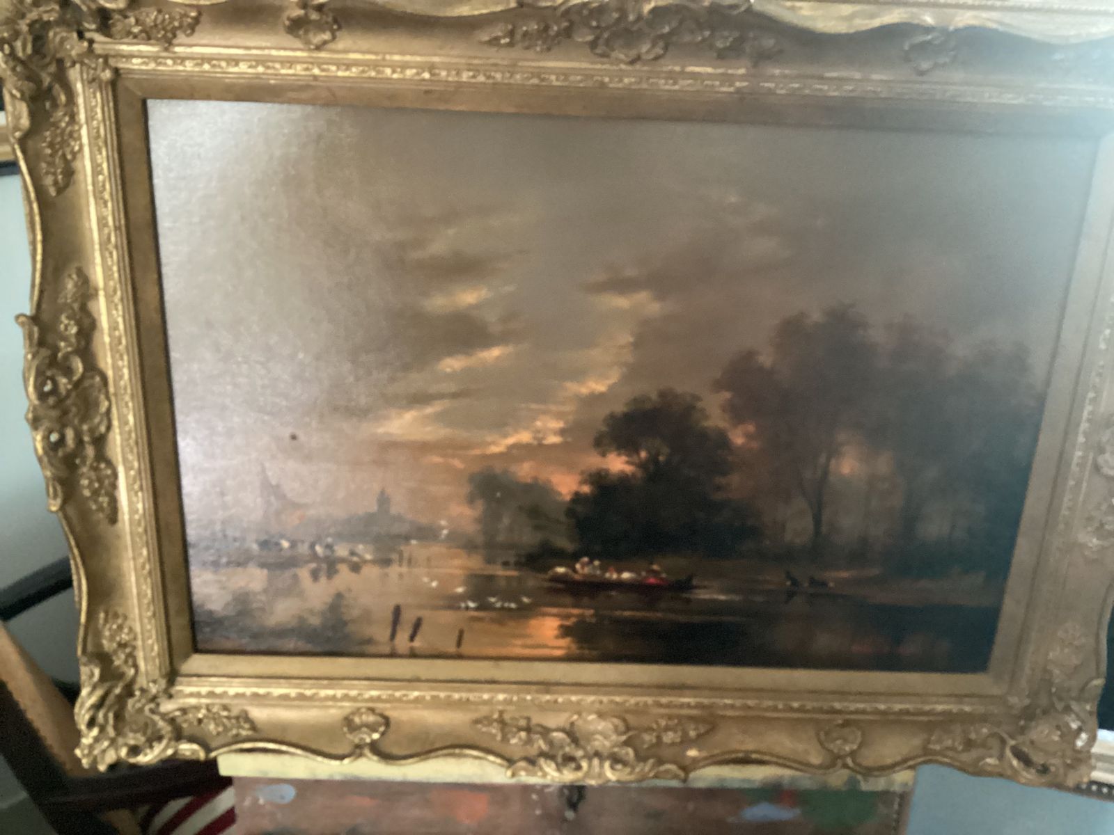Gudrun Sibbons Oil Painting Of Dutch Landscape