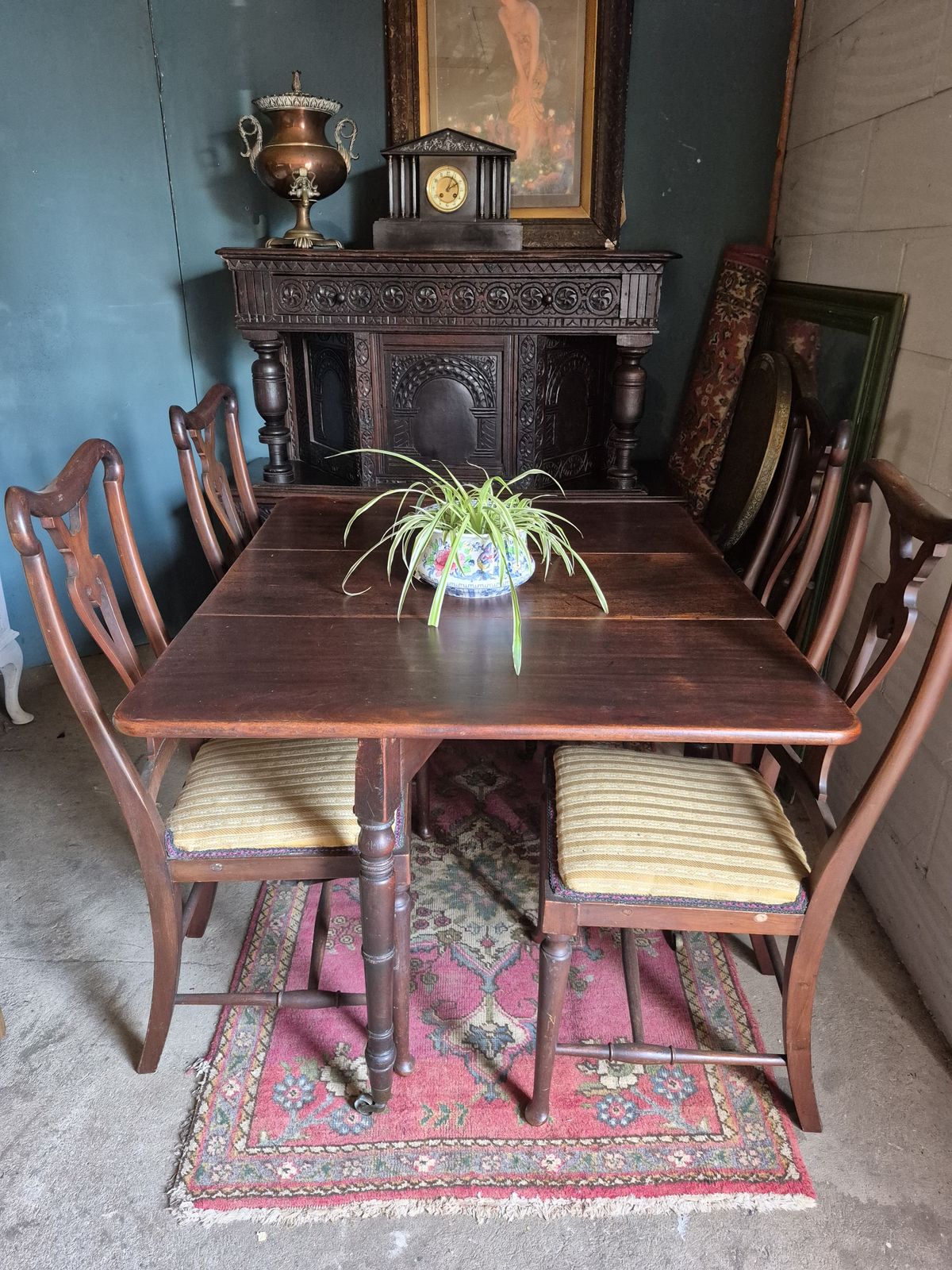 photo buy Fab Circa 1820 Regency Pembroke Mahogany Table On Turned Legs And Brass Castors