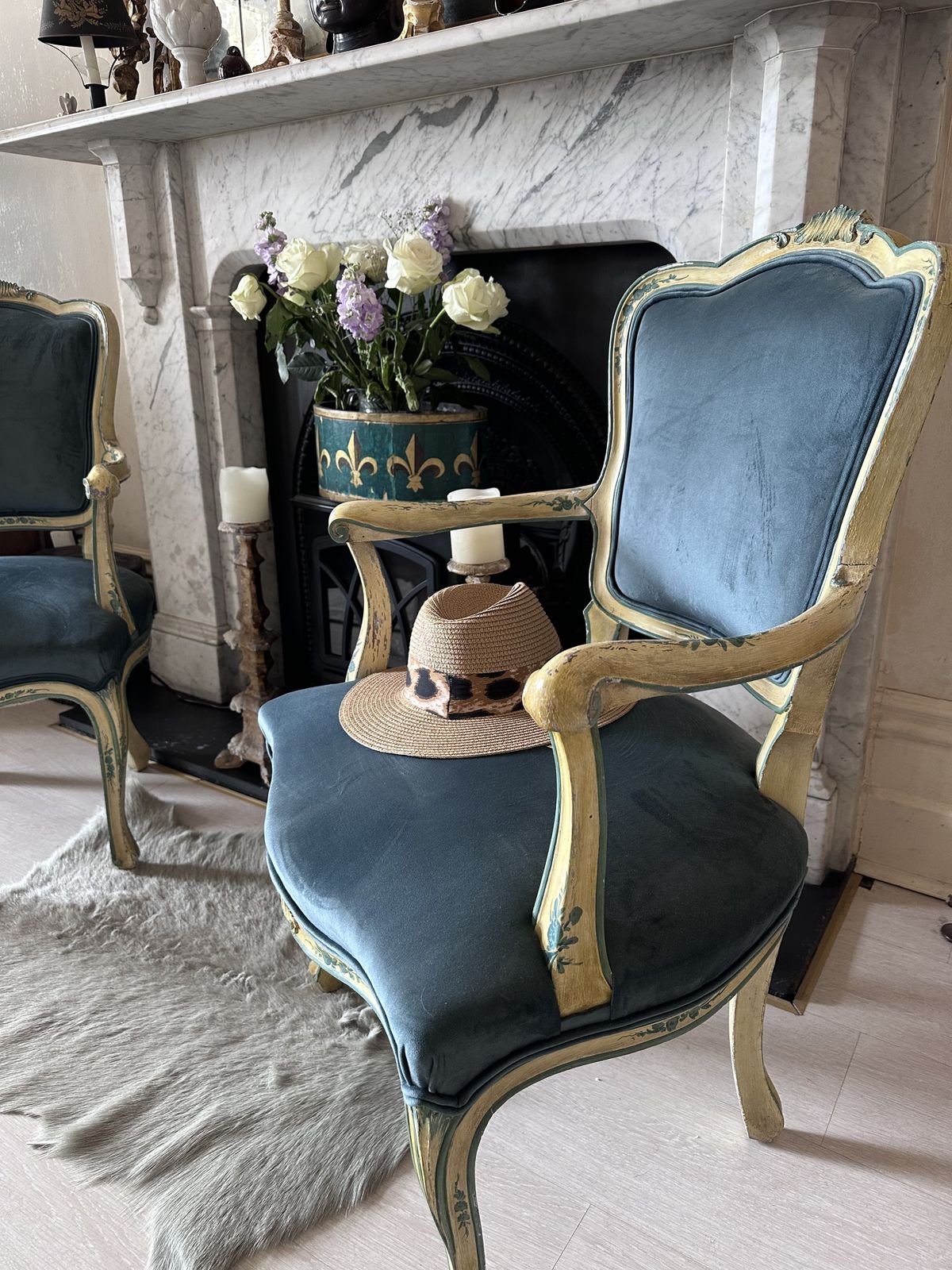 Antique Pair Of Venetian Chairs photo furniture