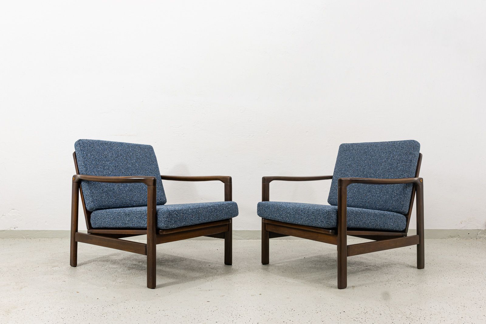 Mid Century Armchairs By Zenon Bączyk, 1960's, Set Of 2 photo Furniture