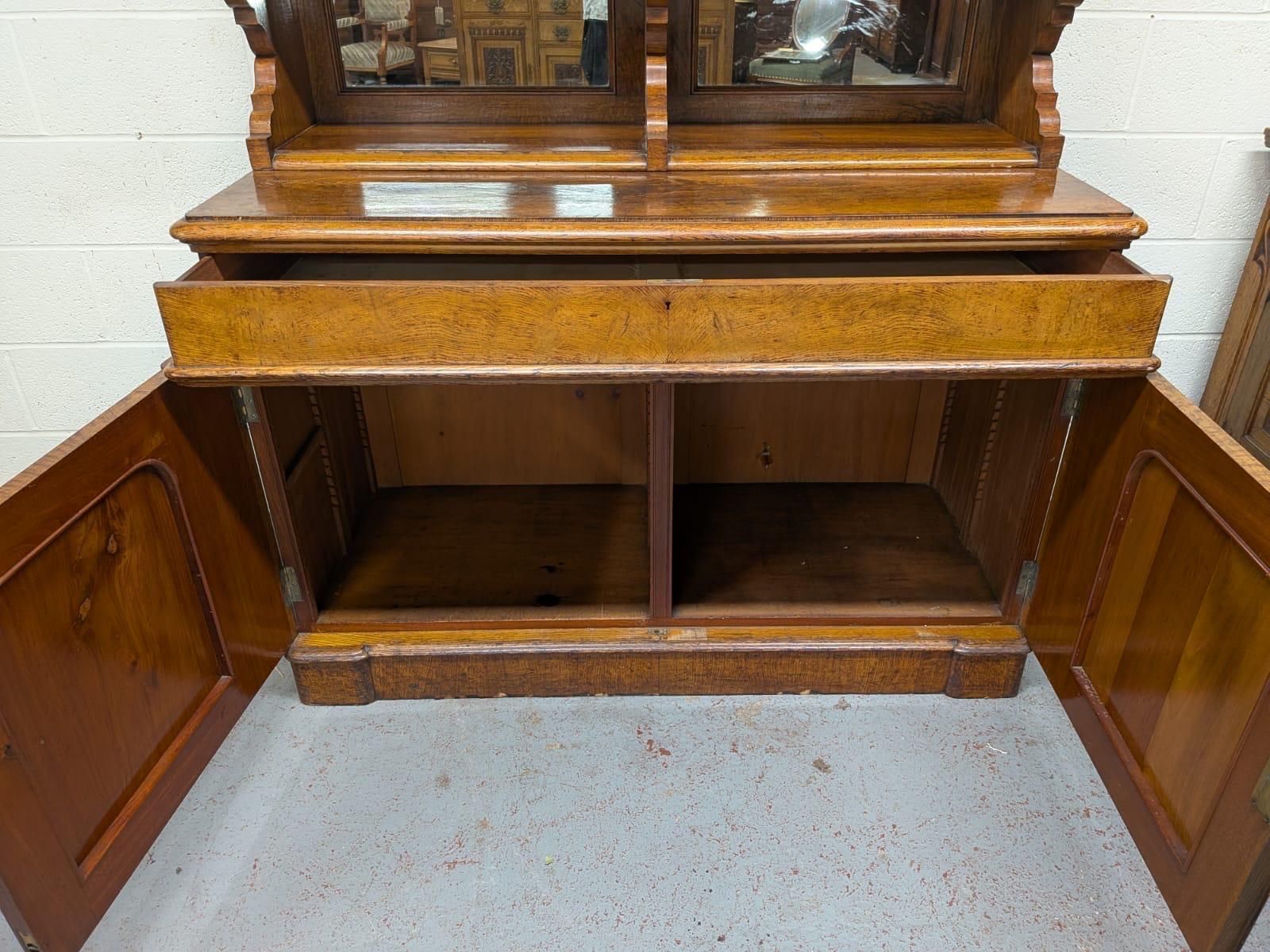 Victorian Pollard Oak Large Bookcase photo buy
