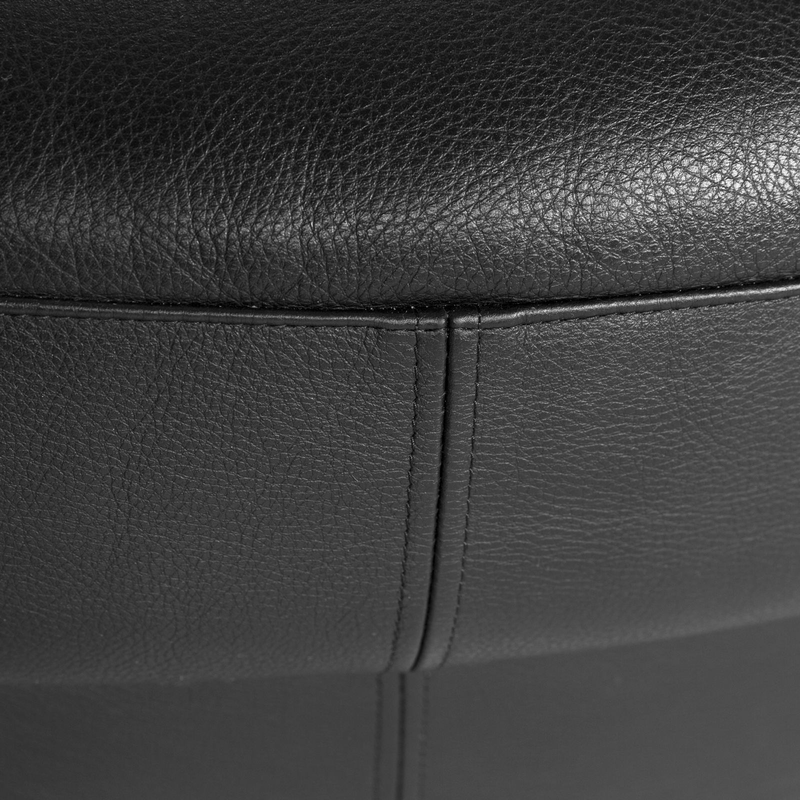 B&B Italia Sity Leather Corner Sofa Black photo Furniture