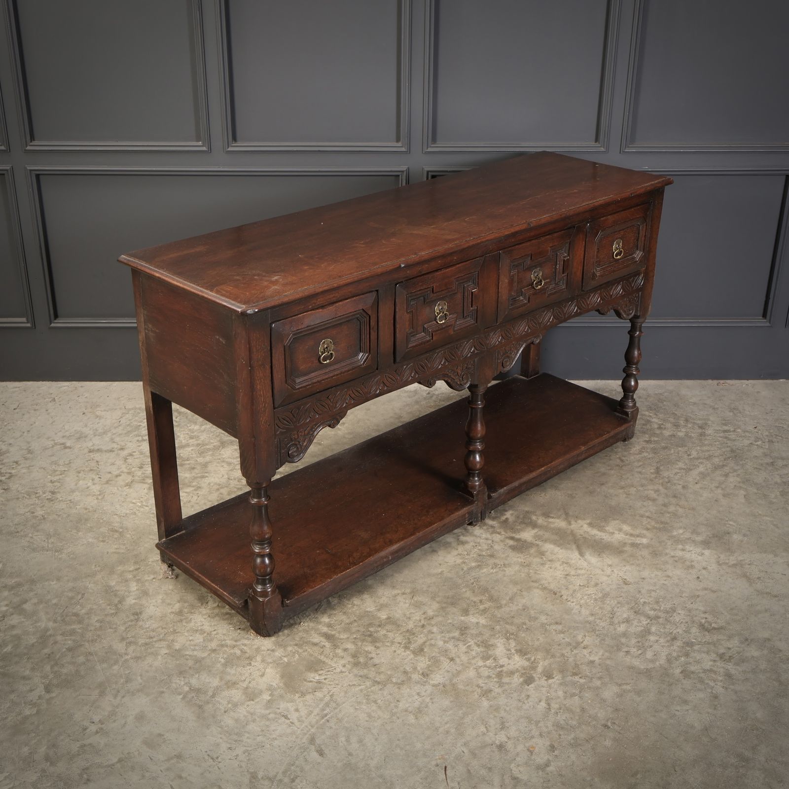 Rustic Oak Dresser Sideboard photo furniture