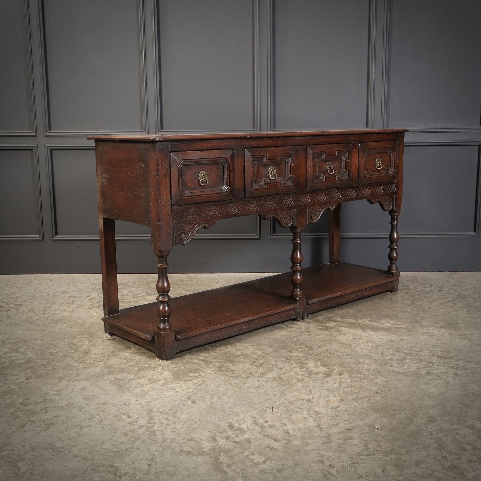 Rustic Oak Dresser Sideboard photo for sale