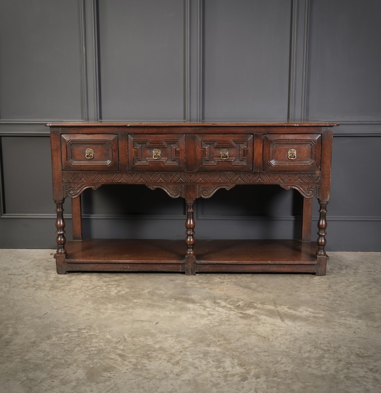Rustic Oak Dresser Sideboard photo Furniture