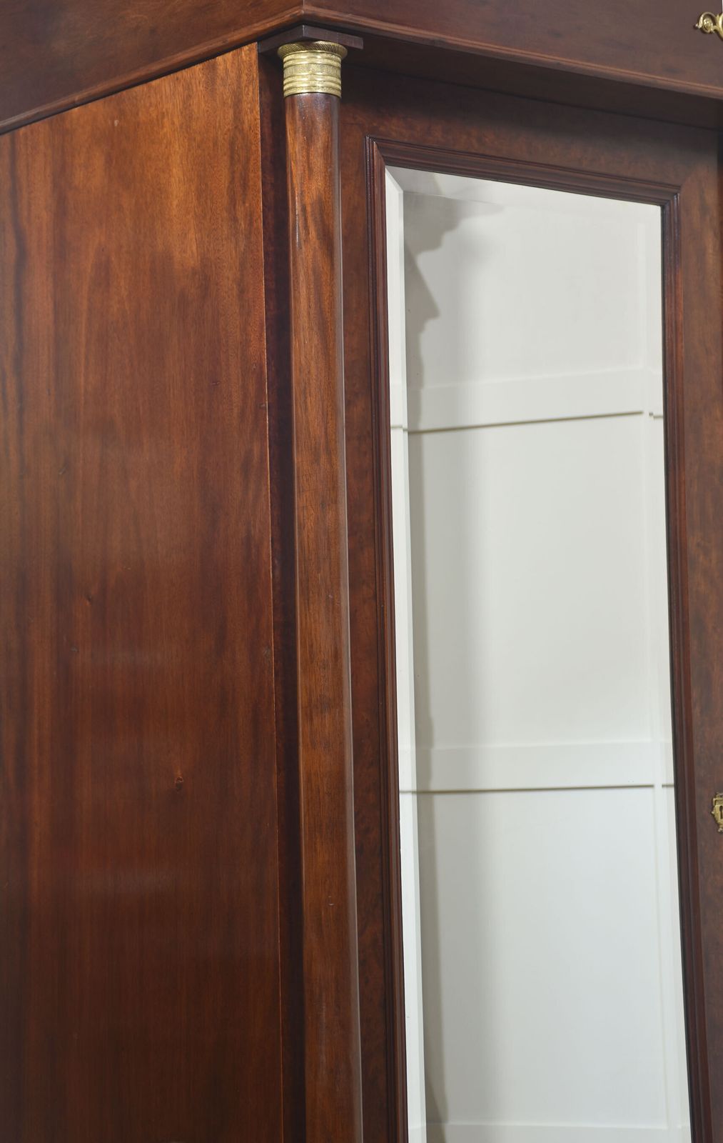 Empire Style Mahogany Two Door Wardrobe photo vintage