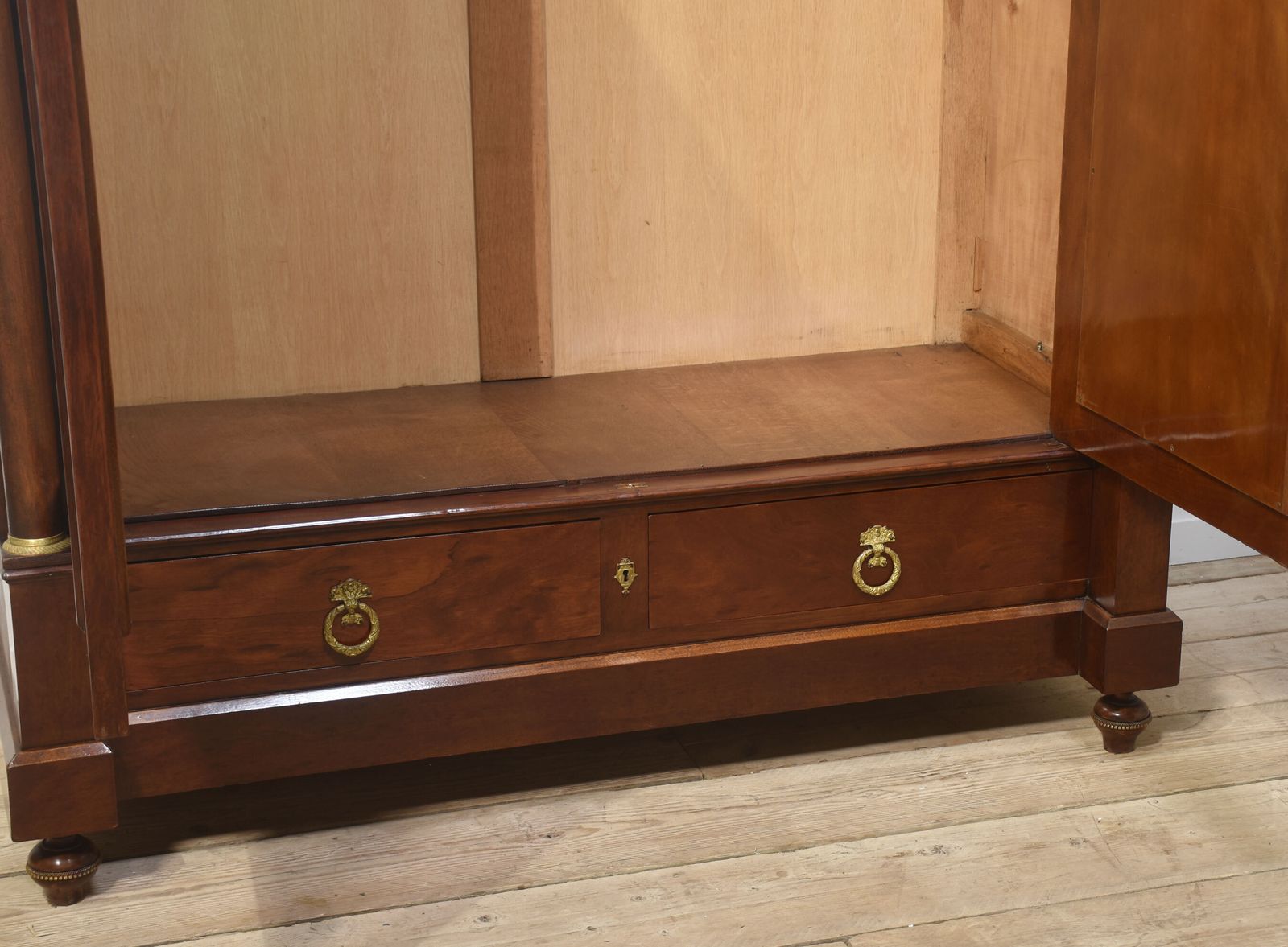 Furniture Empire Style Mahogany Two Door Wardrobe photo