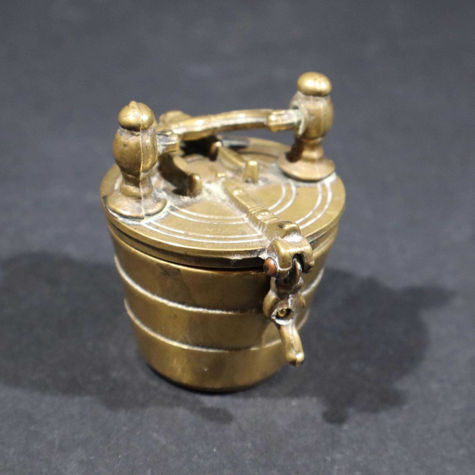 French Antique Brass Nesting Weights Nested Troy Weights Pile Of Charlemagne photo Home Decor