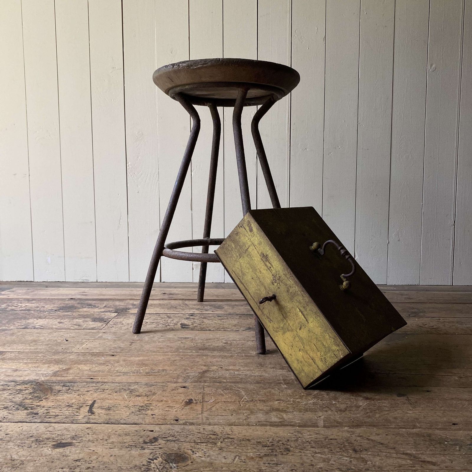 Antique Strongbox photo for sale