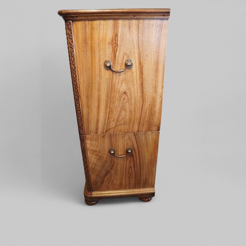 Victorian Camphor Wood Secretaire Military Chest photo Furniture