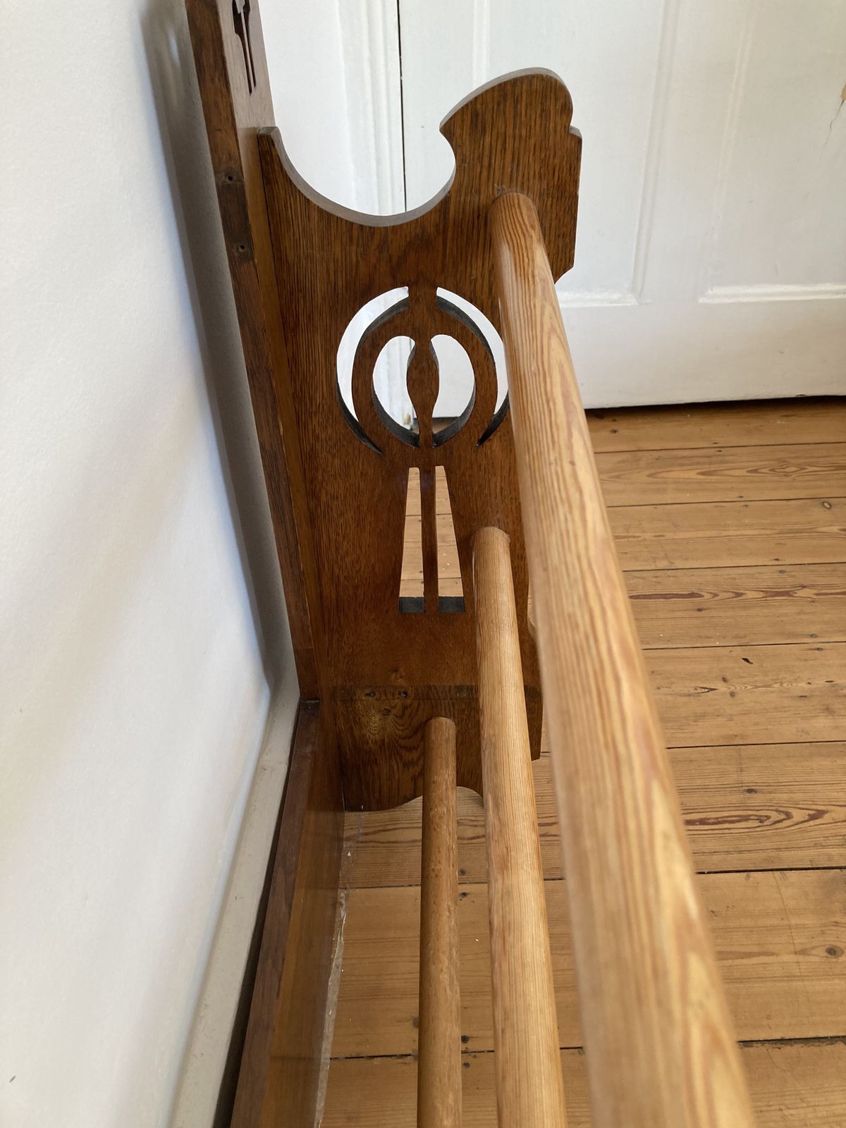 Arts And Crafts Oak Towel Rail photo Home Decor