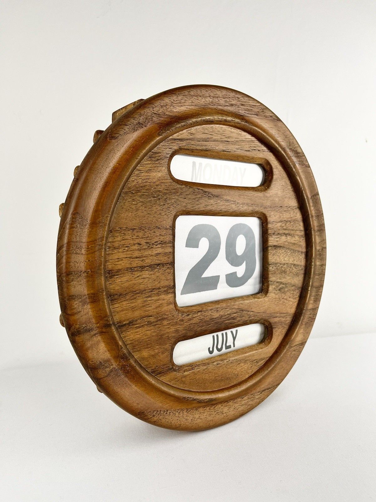 Beautiful Mid Century Perpetual Calendar, British 1960s photo vinterior