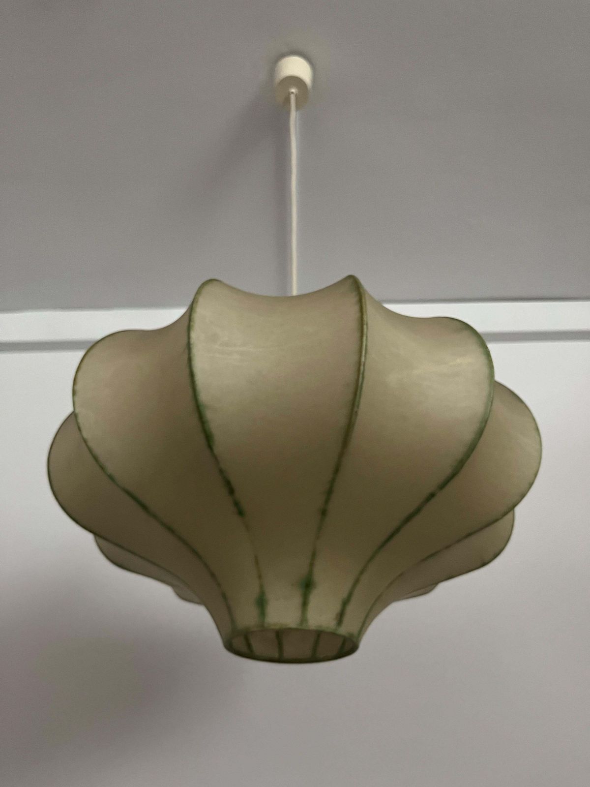 Mid Century German "Cocoon" Chandelier By Goldkant Leuchten, 1970s photo Lighting