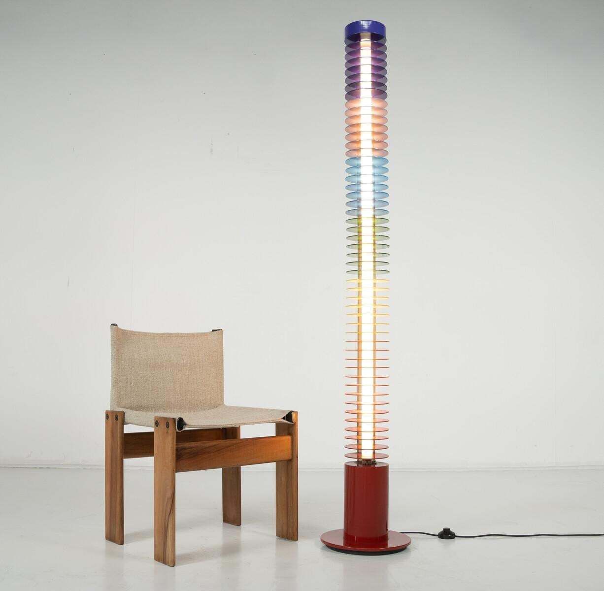 Floor Lamp Model "Iride" By Ico Parisi, Manufactured By Lamperti, Italy photo Lighting