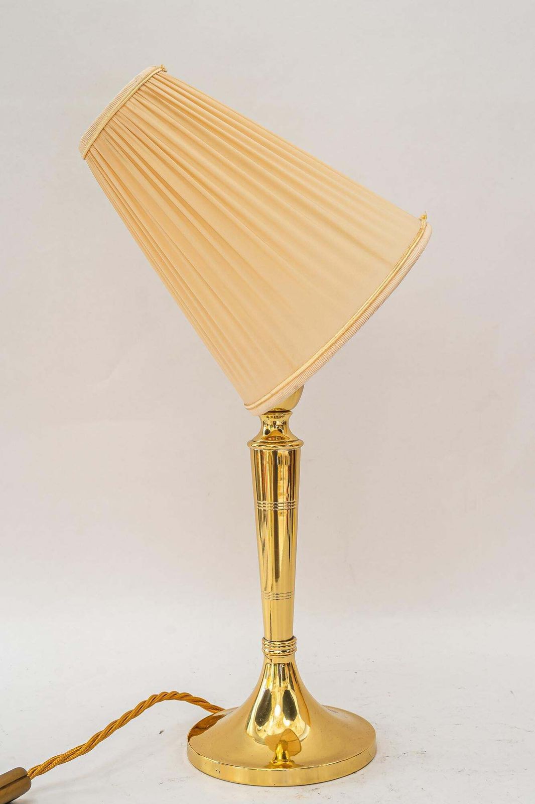 photo furniture Art Deco Table Lamp With Fabric Shade Vienna Around 1920s