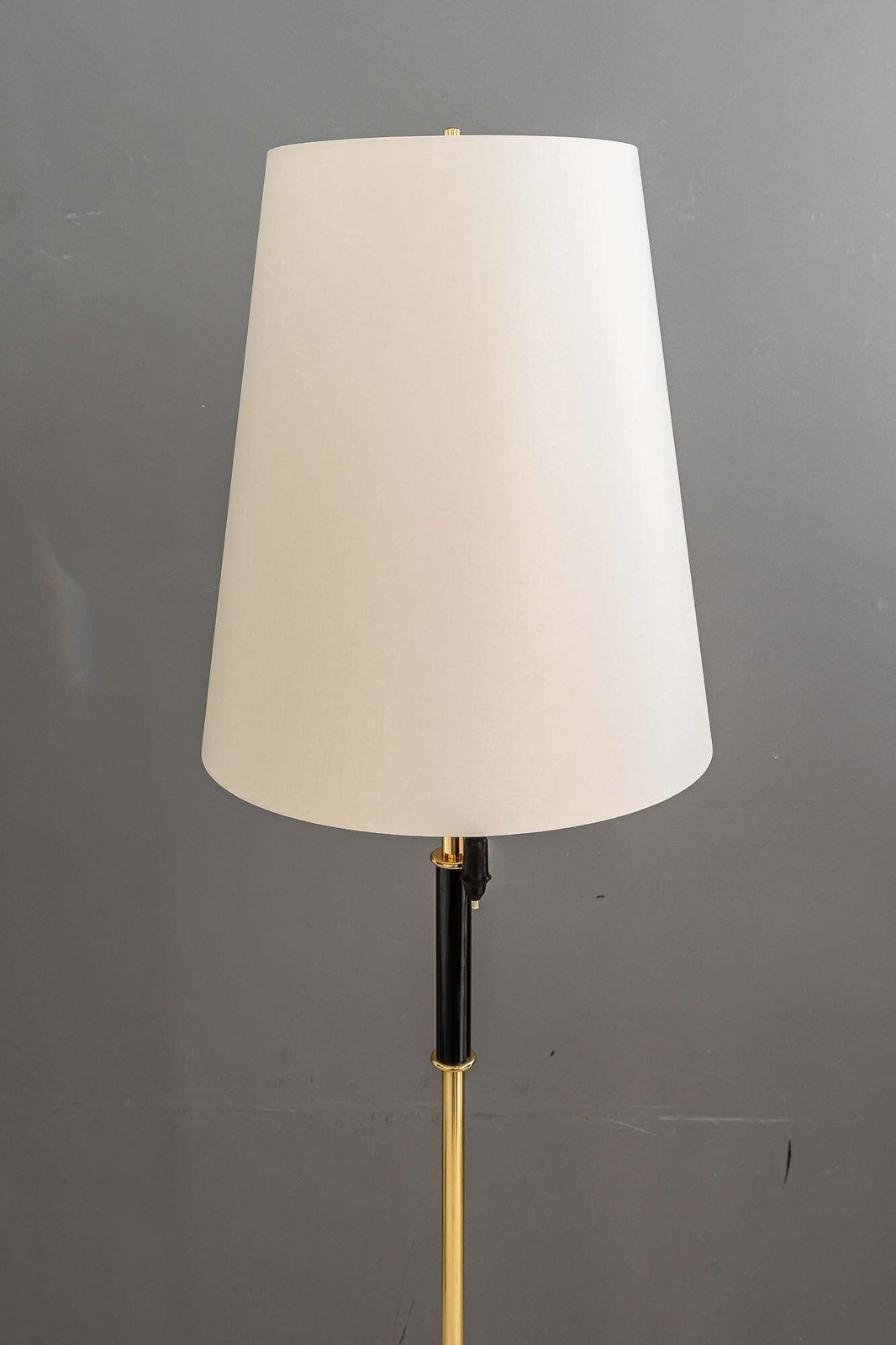 Rupert Nikoll Floor Lamp With Fabric Shade Vienna Around 1950s photo furniture