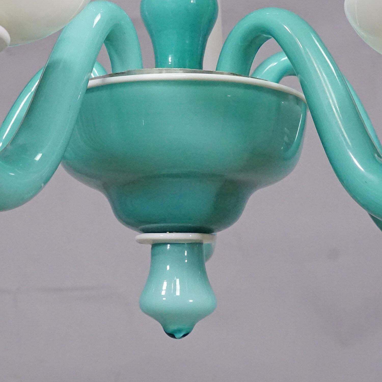 Murano Art Glass Chandelier By Gio Ponti For Venini 1940s photo 6519.0